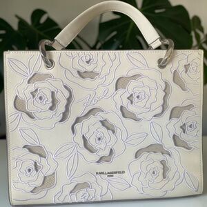 Karl Lagerfeld Paris Monet Medium Leather Crossbody Satchel - 🔥👑 HOST PICK! 👑